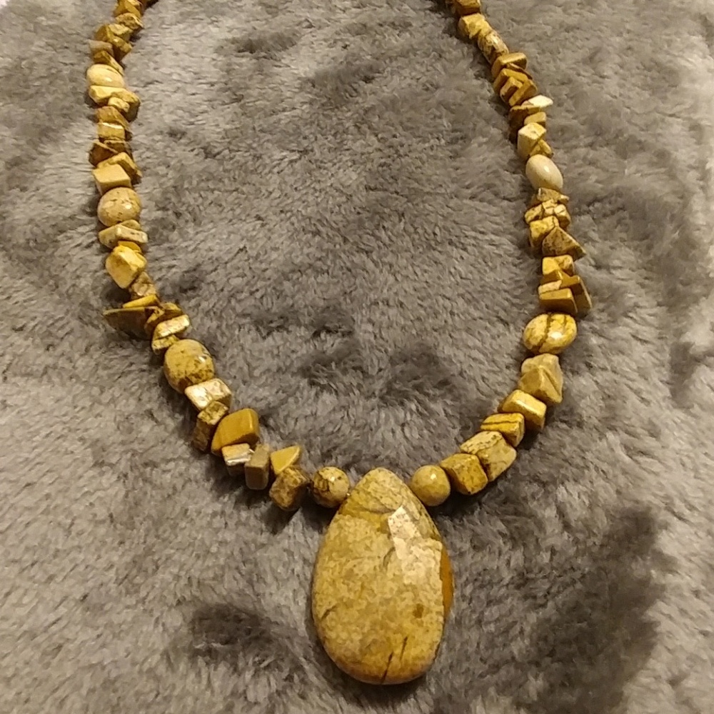19" Picture Jasper Necklace